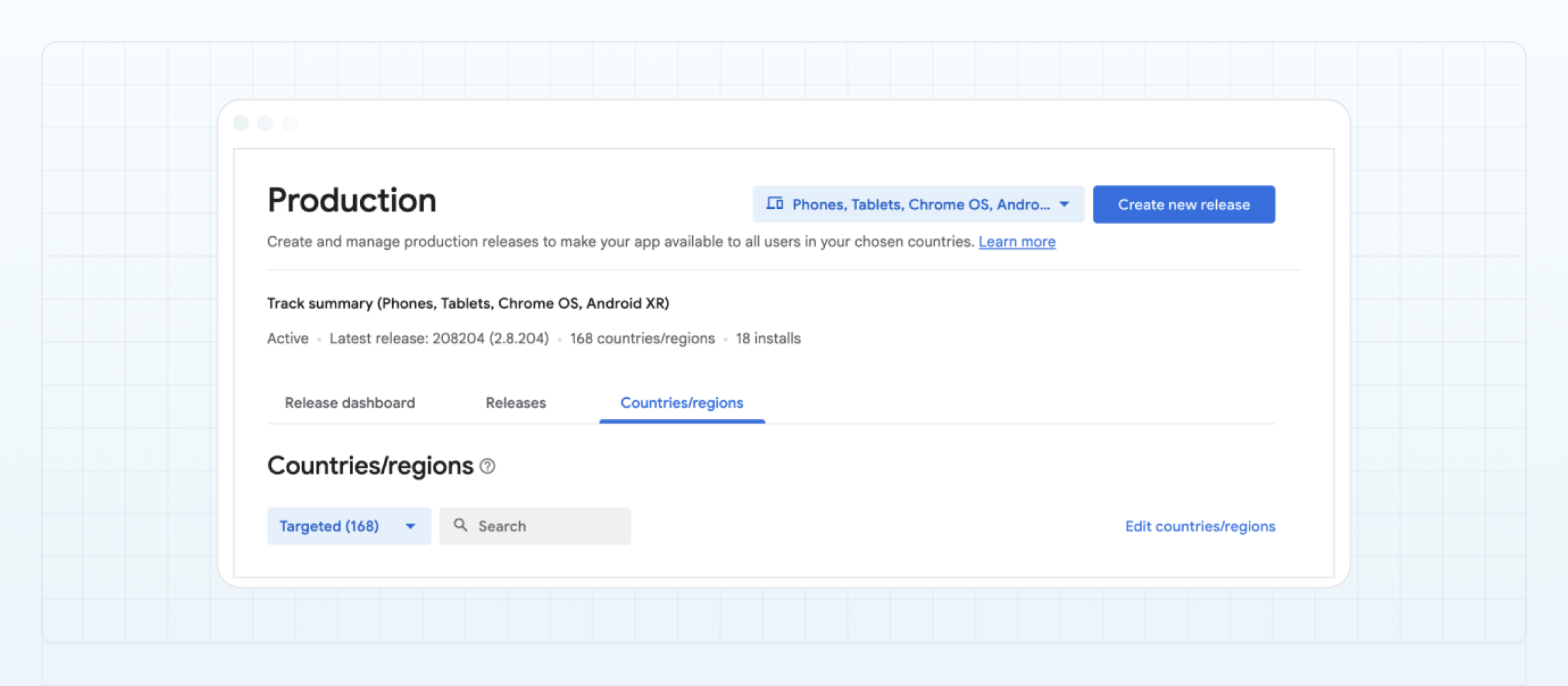 Create new release